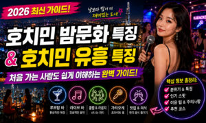 호치민 밤문화 특징과 호치민 유흥 특징 총정리! 2026년 처음 가는 사람도 쉽게 이해하는 완벽 가이드
