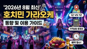 2026년 8월 최신 호치민 가라오케 동향 및 이용 가이드