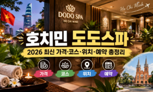 호치민 도도스파｜2026 최신 가격·코스·위치·예약 및 이용방법 총정리